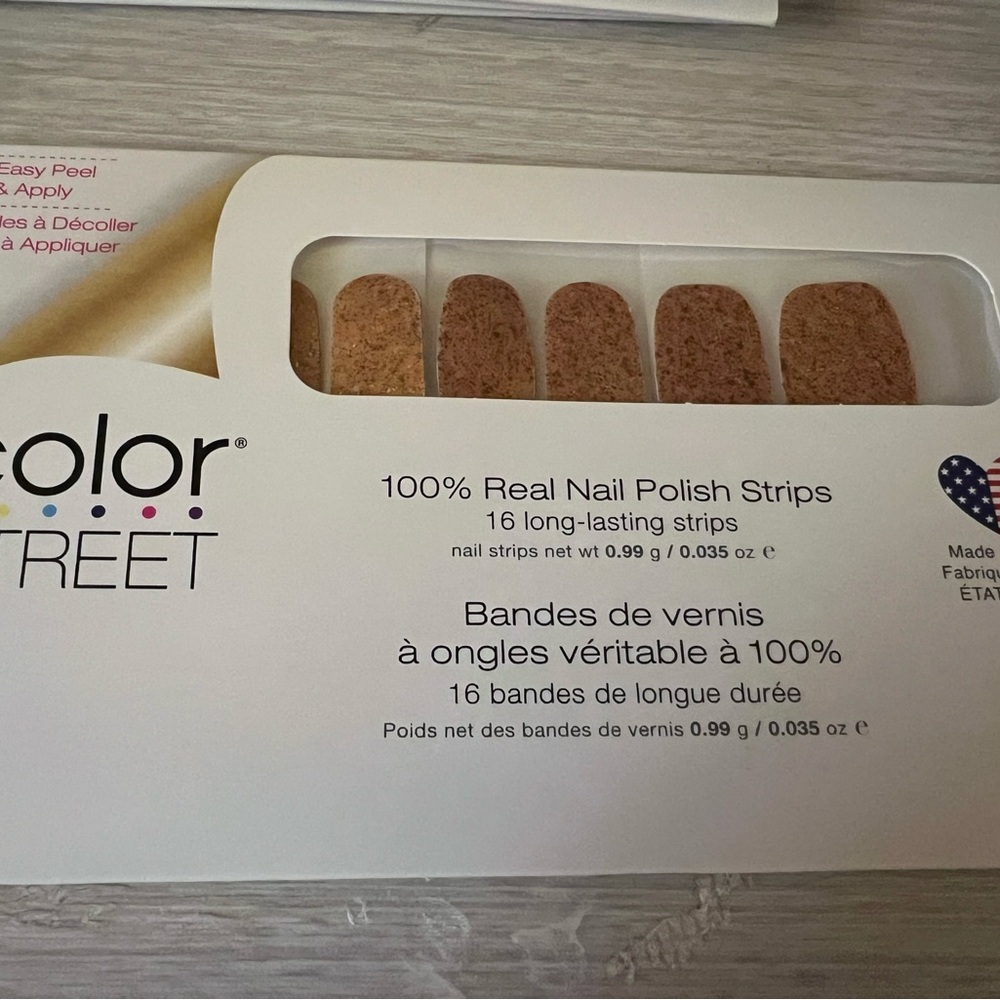 Color Street 100% Real Nail Polish Strips - Cinnamon Swirl